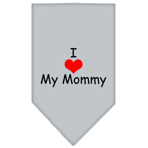 Pet and Dog Bandana Screen Printed, "I Love My Mommy" - Image 8