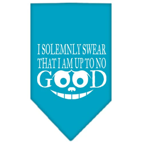 Pet and Dog Bandana Screen Printed, "I Solemnly Swear That I Am Up To No Good" - Image 5
