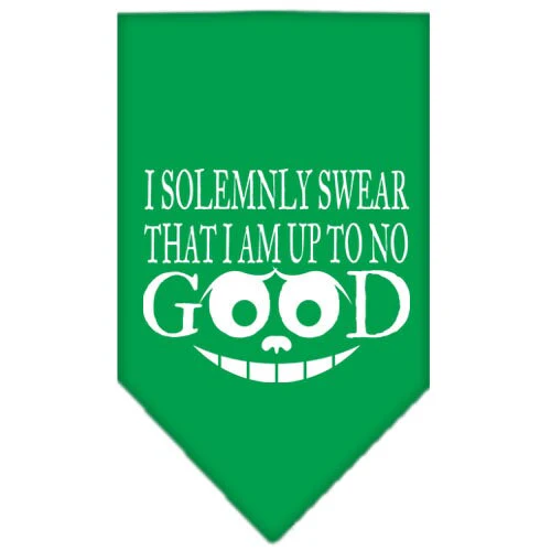 Pet and Dog Bandana Screen Printed, "I Solemnly Swear That I Am Up To No Good" - Image 8