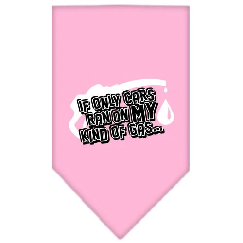 Pet and Dog Bandana Screen Printed, "If Only Cars Ran On My Kind Of Gas" - Image 8