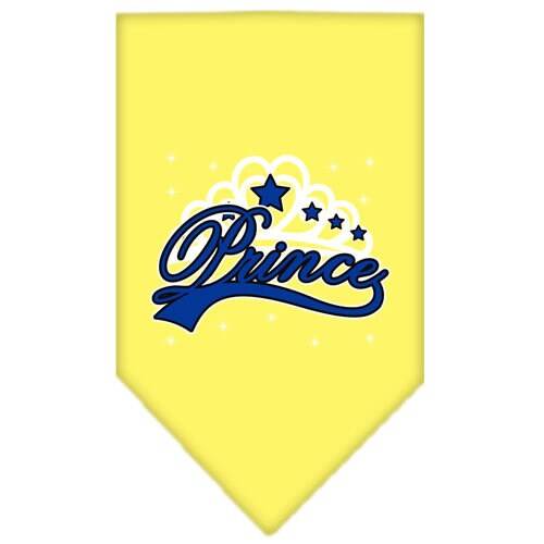 Pet and Dog Bandana Screen Printed, "I'm A Prince" - Image 8