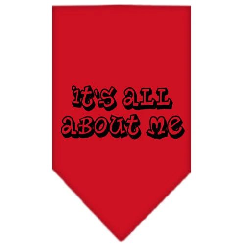 Pet and Dog Bandana Screen Printed, "It's All About Me" - Image 10