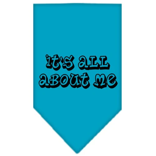 Pet and Dog Bandana Screen Printed, "It's All About Me" - Image 4