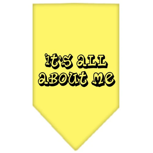 Pet and Dog Bandana Screen Printed, "It's All About Me" - Image 5