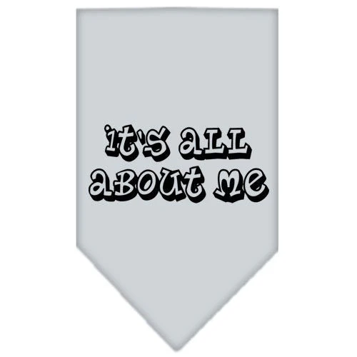 Pet and Dog Bandana Screen Printed, "It's All About Me" - Image 6