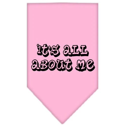 Pet and Dog Bandana Screen Printed, "It's All About Me" - Image 7