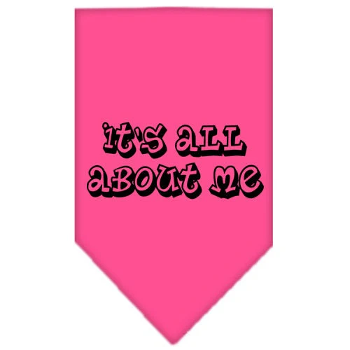 Pet and Dog Bandana Screen Printed, "It's All About Me" - Image 8