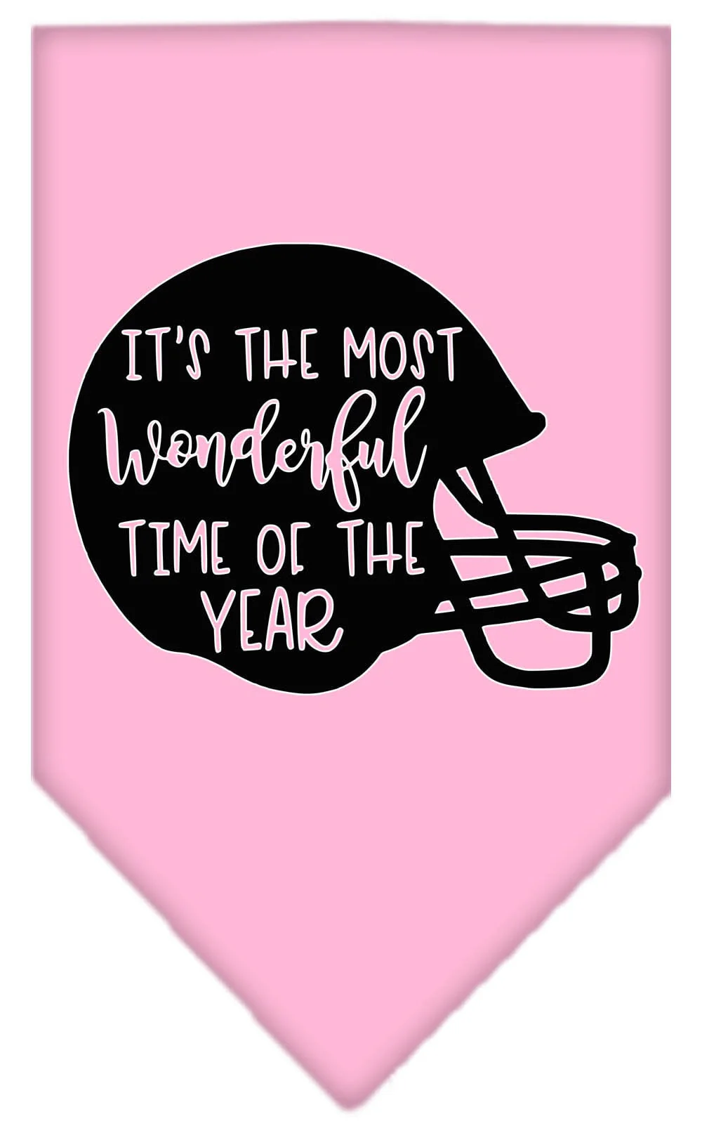 Pet and Dog Bandana Screen Printed, "It's The Most Wonderful Time Of The Year (Football)" - Image 8
