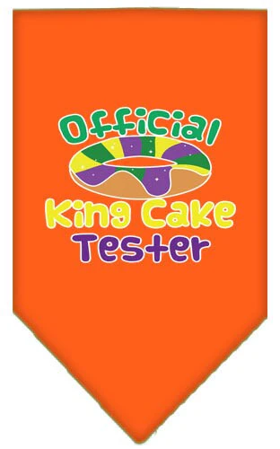 Pet and Dog Bandana Screen Printed, "King Cake Tester" - Image 10