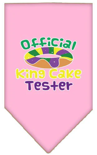 Pet and Dog Bandana Screen Printed, "King Cake Tester" - Image 9