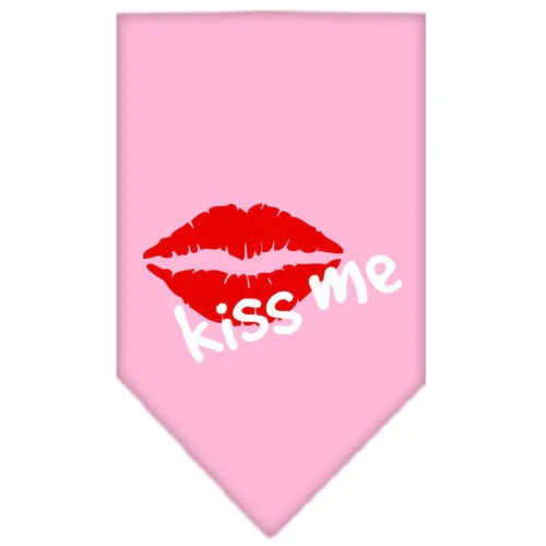 Pet and Dog Bandana Screen Printed, "Kiss Me" - Image 5