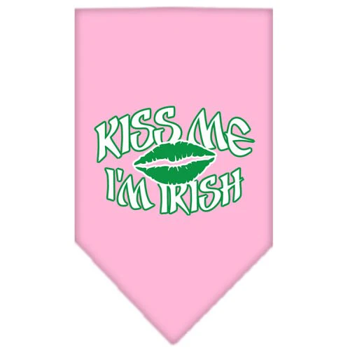 Pet and Dog Bandana Screen Printed, "Kiss Me I'm Irish" - Image 8