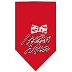 Pet and Dog Bandana Screen Printed, "Ladies Man" - Image 2