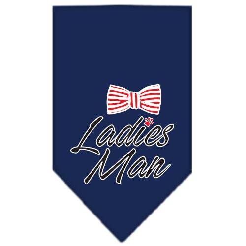 Pet and Dog Bandana Screen Printed, "Ladies Man" - Image 6
