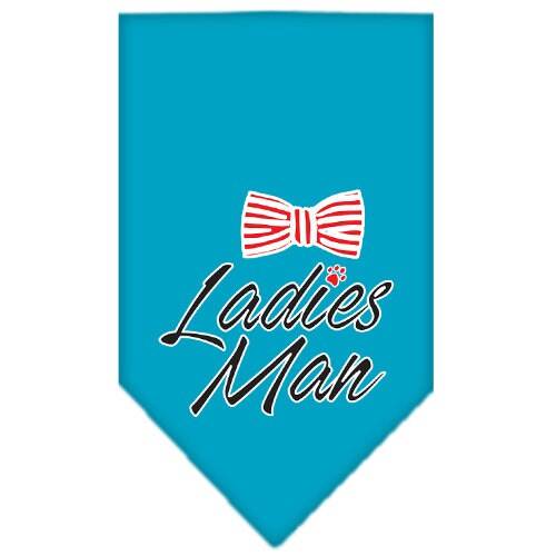 Pet and Dog Bandana Screen Printed, "Ladies Man" - Image 7