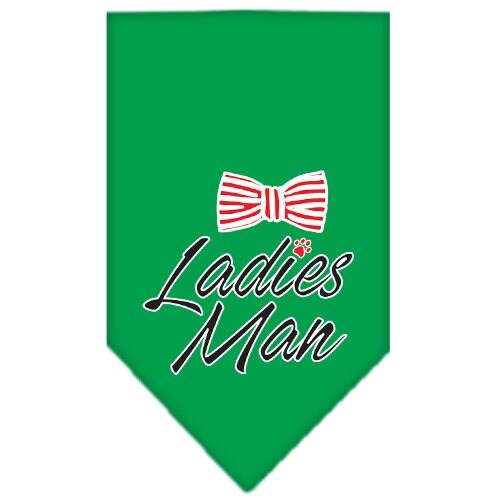 Pet and Dog Bandana Screen Printed, "Ladies Man" - Image 9
