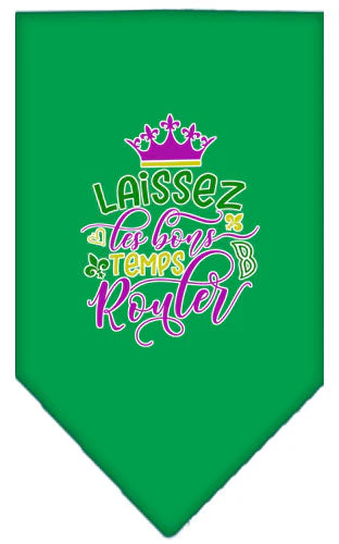 Pet and Dog Bandana Screen Printed, "Laissez Les Bons Temps Rouler" - Image 11