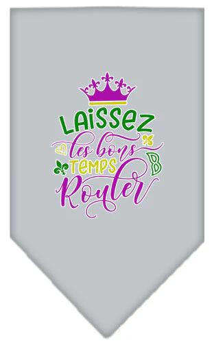 Pet and Dog Bandana Screen Printed, "Laissez Les Bons Temps Rouler" - Image 12