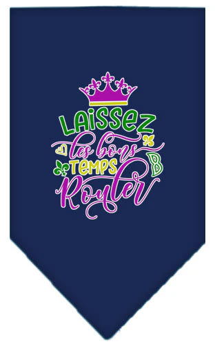 Pet and Dog Bandana Screen Printed, "Laissez Les Bons Temps Rouler" - Image 13