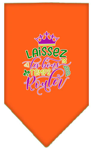 Pet and Dog Bandana Screen Printed, "Laissez Les Bons Temps Rouler" - Image 14