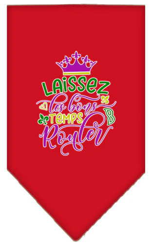 Pet and Dog Bandana Screen Printed, "Laissez Les Bons Temps Rouler" - Image 15