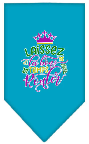 Pet and Dog Bandana Screen Printed, "Laissez Les Bons Temps Rouler" - Image 16