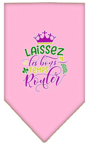 Pet and Dog Bandana Screen Printed, "Laissez Les Bons Temps Rouler" - Image 8