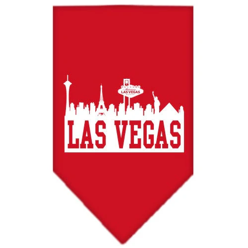 Pet and Dog Bandana Screen Printed, "Las Vegas Skyline" - Image 3