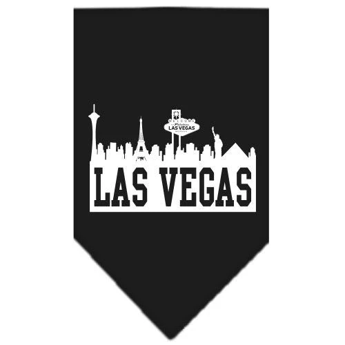 Pet and Dog Bandana Screen Printed, "Las Vegas Skyline" - Image 5