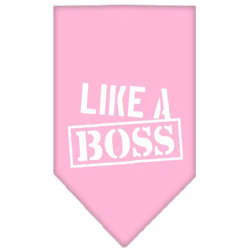 Pet and Dog Bandana Screen Printed, "Like A Boss" - Image 6