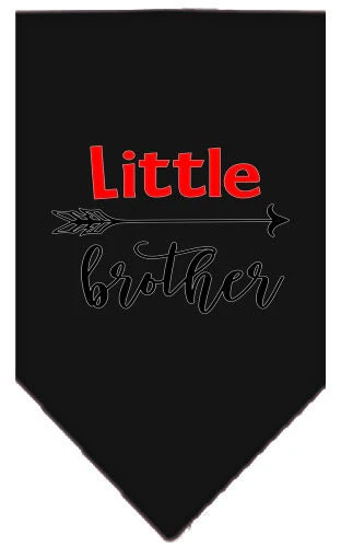 Pet and Dog Bandana Screen Printed, "Little Brother" - Image 2