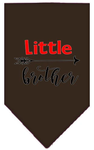 Pet and Dog Bandana Screen Printed, "Little Brother" - Image 3