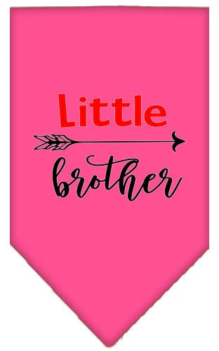 Pet and Dog Bandana Screen Printed, "Little Brother" - Image 7