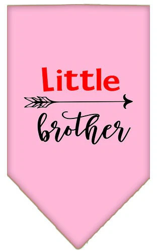 Pet and Dog Bandana Screen Printed, "Little Brother" - Image 8