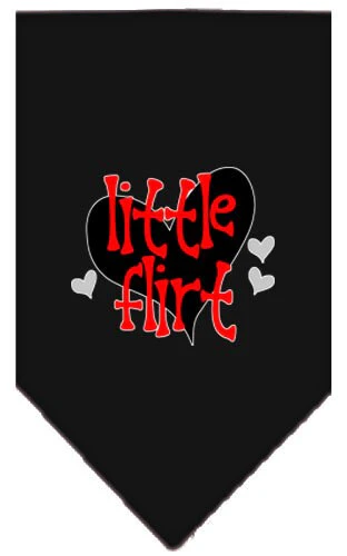 Pet and Dog Bandana Screen Printed, "Little Flirt" - Image 2