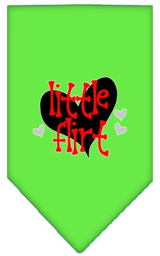 Pet and Dog Bandana Screen Printed, "Little Flirt" - Image 5