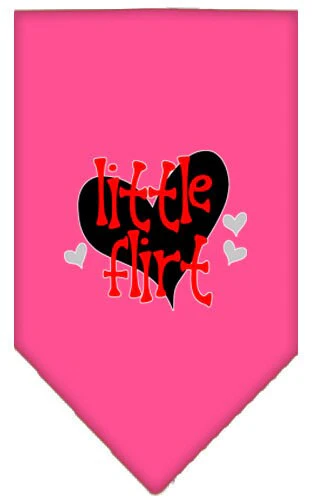 Pet and Dog Bandana Screen Printed, "Little Flirt" - Image 7