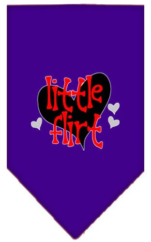 Pet and Dog Bandana Screen Printed, "Little Flirt" - Image 8