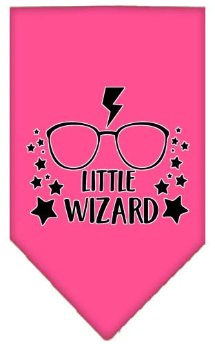Pet and Dog Bandana Screen Printed, "Little Wizard" - Image 3