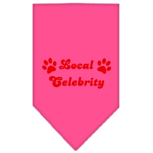 Pet and Dog Bandana Screen Printed, "Local Celebrity" - Image 2