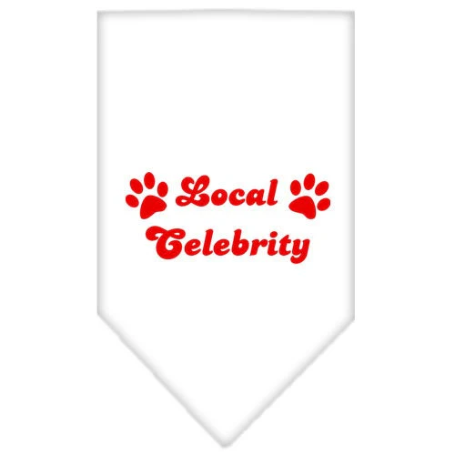 Pet and Dog Bandana Screen Printed, "Local Celebrity" - Image 5