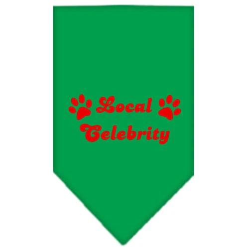 Pet and Dog Bandana Screen Printed, "Local Celebrity" - Image 6