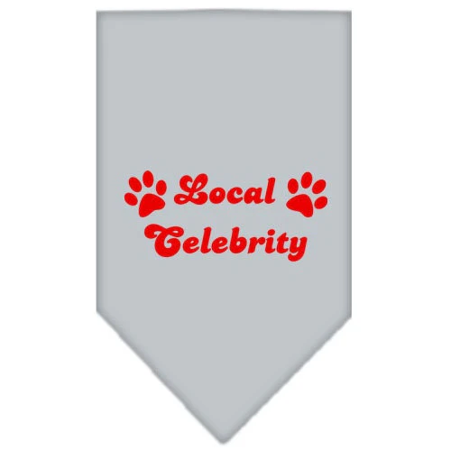 Pet and Dog Bandana Screen Printed, "Local Celebrity" - Image 7