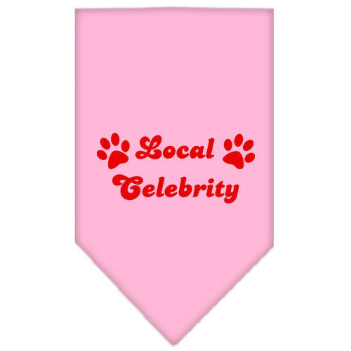 Pet and Dog Bandana Screen Printed, "Local Celebrity" - Image 8