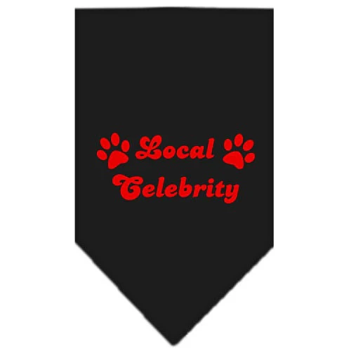 Pet and Dog Bandana Screen Printed, "Local Celebrity" - Image 9