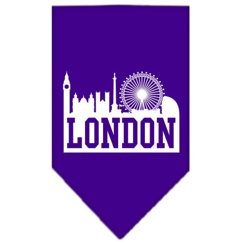 Pet and Dog Bandana Screen Printed, "London Skyline" - Image 10
