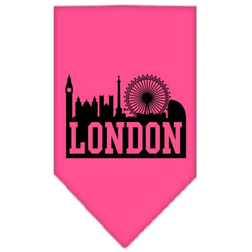 Pet and Dog Bandana Screen Printed, "London Skyline" - Image 3