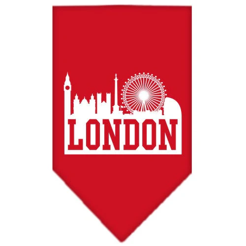 Pet and Dog Bandana Screen Printed, "London Skyline" - Image 5