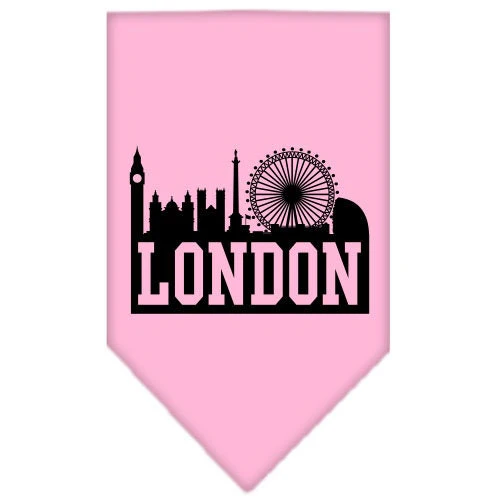 Pet and Dog Bandana Screen Printed, "London Skyline" - Image 6