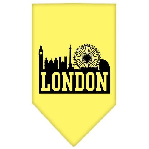Pet and Dog Bandana Screen Printed, "London Skyline" - Image 8